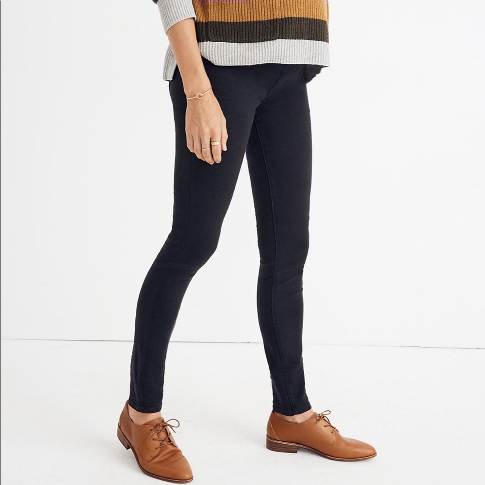 Madewell Maternity Black Denim Jeans